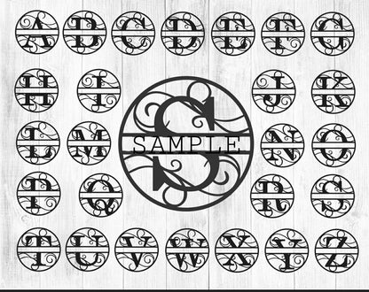 Custom Round Monogram